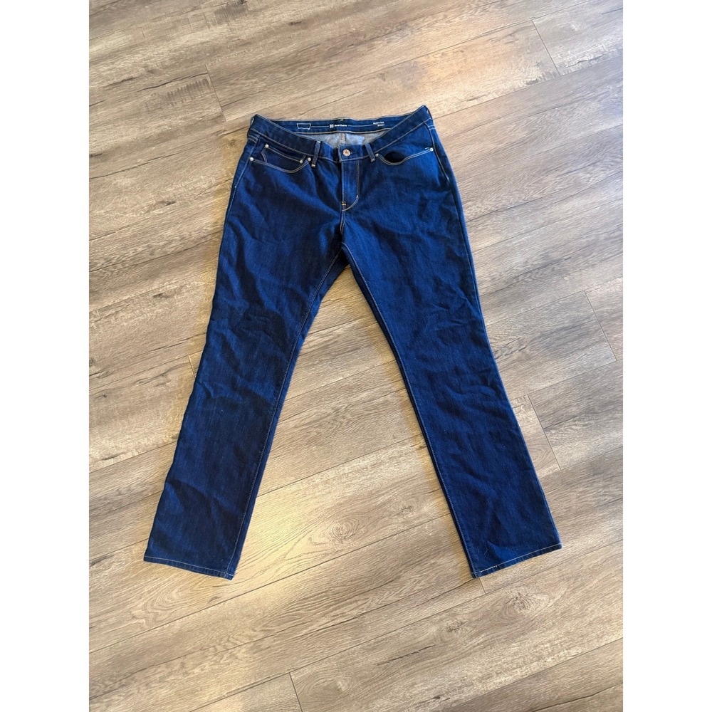 Levis Bold Curve Straight Leg Jeans Modern Rise Dark Wash Denim Size 33 Womens